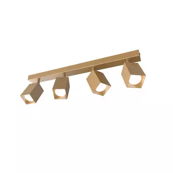 Потолочный светильник Lumicom, 6x60x18 см, золотой