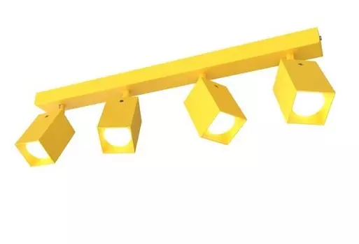 Потолочный светильник Lumicom Brick L, желтый