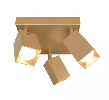 Потолочный светильник Lumicom Brick Q X3, золотой
