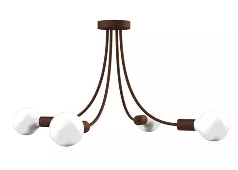 Потолочный светильник Lumicom Classic 4X, коричневый