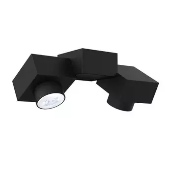 Потолочный светильник Lumicom Cross x2, черный