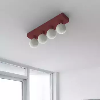 Потолочный светильник Lumicom, красный