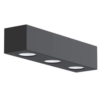 Потолочный светильник Lumicom Manhattan L, антрацитовый