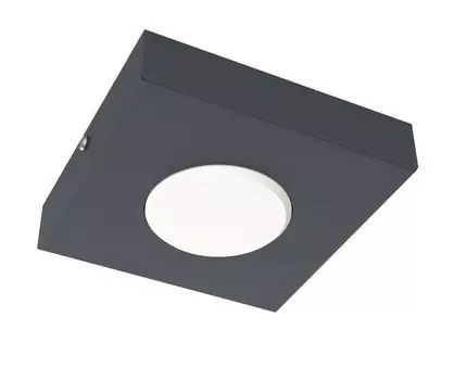 Потолочный светильник Lumicom River Square 1X, антрацитовый