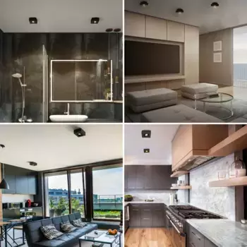 Потолочный светильник LUMILED, черный