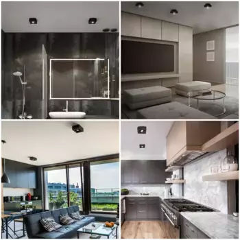 Потолочный светильник LUMILED, черный