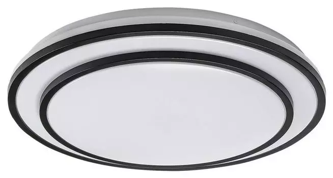 Потолочный светильник LUPITA металлический черный LED 40Вт В: 8см 49см с регулируемой яркостью и дистанционным управлением 3000-6500К Rabalux