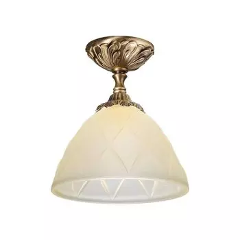 Потолочный светильник, маленький, высота: 21,5 см, E14, пастельно-оранжевый, бронзовый, стекло, настоящая латунь, потолочный светильник для кухни Licht-Erlebnisse, мультиколор