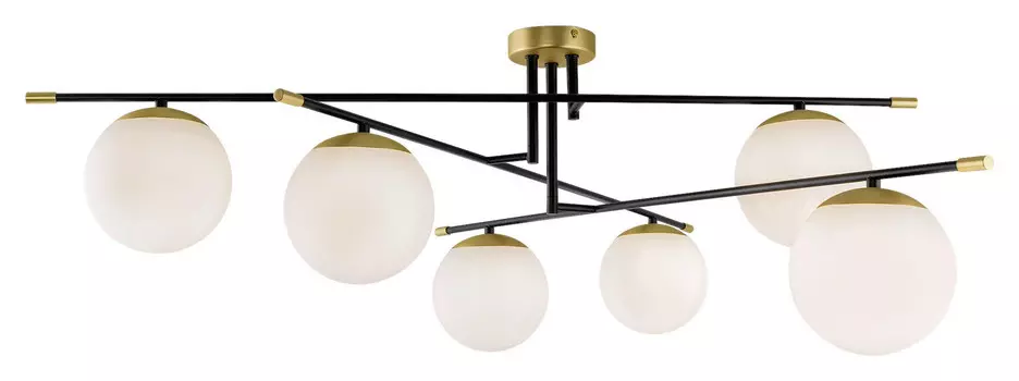 Потолочный светильник MAYTONI, 115x35x115 см, золотой/черный/белый