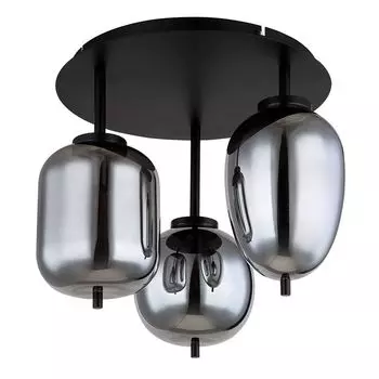 Потолочный светильник, металл, черный, D 46 см Globo Lighting