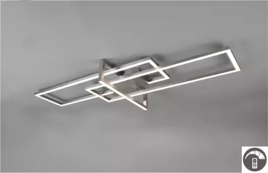 Потолочный светильник My home "Alica" на 1 лампочку Высота: 11,5 см, цвет nickelfarben