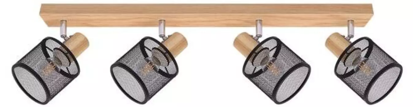 Потолочный светильник Nettlife Gisela 4flammig, черный