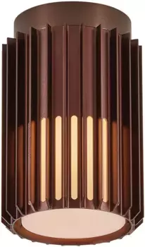 Потолочный светильник Nordlux для наружного освещения "Aludra", лампа E27 | без лампочек, прочный анодированный алюминий 12,4 см, цвет messingfarben