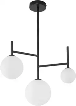 Потолочный светильник Nova Luce "LICATO", 3 лампочки, лампа G9 | без лампочек, без освещения 49 см, Высота: 71 см, черный