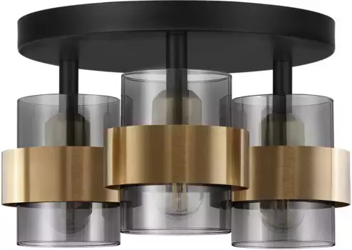 Потолочный светильник Nova Luce "SIANNA", 3 лампочки, лампа E27 | без лампочек, без освещения 18,00 см, Высота: 20 см, цвет goldfarben
