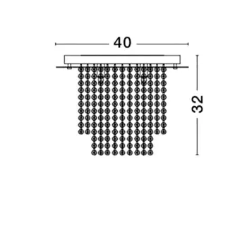 Потолочный светильник Nova Luce, золотой