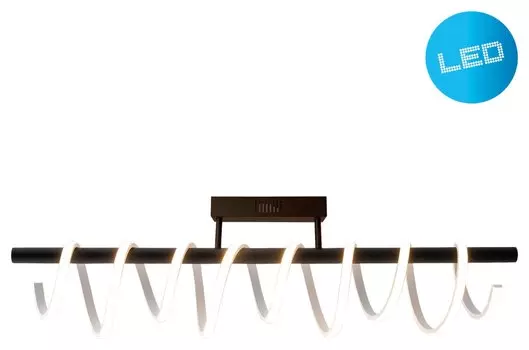 Потолочный светильник Nve, 100x27 см, черно-белый