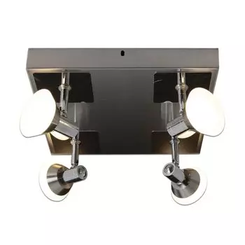 Потолочный светильник Nve - 4, Иерихон, размеры: s: 28см; высота: 13,3 см; 1226942, серебро