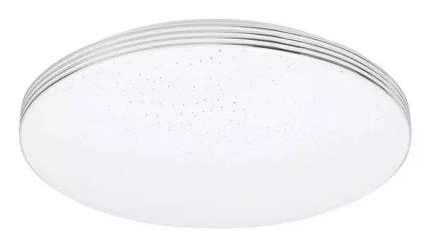 Потолочный светильник Oscar из металла и пластика белый/хром 35см Rabalux