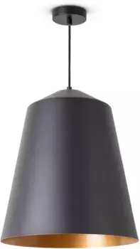 Потолочный светильник Paco Home "Jackson", 1 лампочка, лампа E27 | без лампочек, гостиная, кабинет, порошковая покраска промышленный дизайн E27 36,5 см, Высота: 43 см, серый