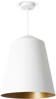 Потолочный светильник Paco Home "JACKSON", лампа E27 | без лампочек, гостиная, кабинет, порошковая покраска промышленный дизайн E27 36,5 см, Высота: 43 см, белый