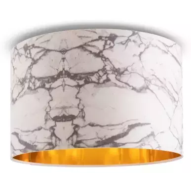 Потолочный светильник Paco Home "Kraft 525", 1 лампочка, лампа E27 | без лампочки, потолочный светильник для гостиной, подвесной светильник для столовой, белый мрамор E27 45,5 см, Высота: 29,5 см, белый