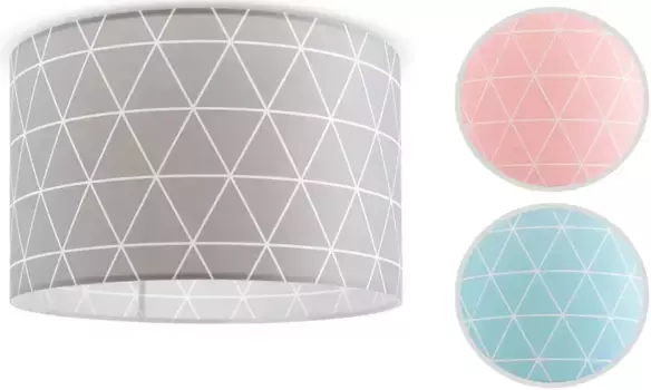 Потолочный светильник Paco Home "Stella 401", 1 лампочка, лампа E27 | без лампочки, потолочный светильник для гостиной, спальни, подвесной светильник Skandi Diamonds E27 45,5 см, Высота: 29,5 см, белый