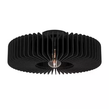 Потолочный светильник PALOMBAIA дерево черный E27 1X40W В:17,5см 50см с диммированием EGLO