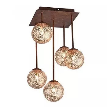 Потолочный светильник Paul Neuhaus Greta Petal II, золотой