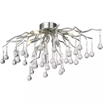 Потолочный светильник Paul Neuhaus «ICICLE», 4 лампочки, лампа G9 | без лампочек, цвет stahl