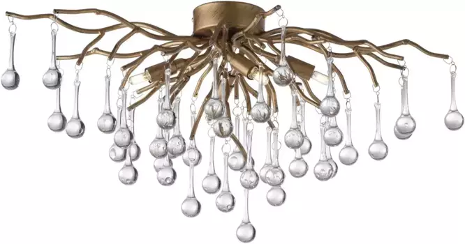 Потолочный светильник Paul Neuhaus "ICICLE", 4 лампочки, лампа G9 | без лампочки, ExclusiveG9 Высота: 36,0 см, цвет messingfarben