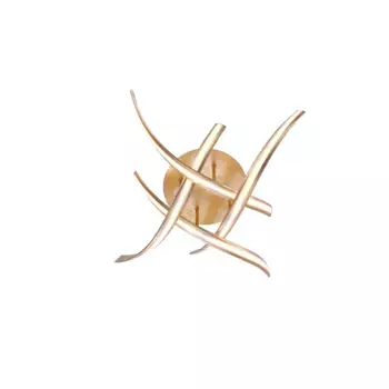 Потолочный светильник Paul Neuhaus «LINDA», 4 лампочки, источник света Светодиодная панель | Постоянно встроенный светодиод, светодиод, диммируемый, Simply Dim, память, после отключения от сети, цвет goldfarben