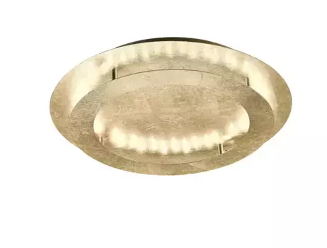 Потолочный светильник Paul Neuhaus "NEVIS", 4 пламени, светодиодная панель | Светодиод прочно интегрирован, светодиод 50 см, Высота: 8 см, цвет goldfarben