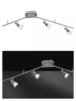 Потолочный светильник Paul Neuhaus Потолочный точечный светильник поворотный 6344-55BH, серебро