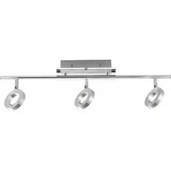 Потолочный светильник Paul Neuhaus «SILEDA», 3 лампочки, источник света, светодиодная панель | Прочно интегрированный светодиод, включая стационарный светодиод, IP44, головки прожекторов можно вращать и поворачивать, цвет aluminiumfarben