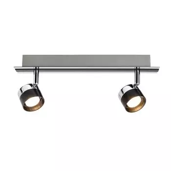 Потолочный светильник Paulmann LED 2x3W Stage 230V, черный/хром