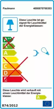 Потолочный светильник Paulmann, серебряный