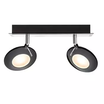 Потолочный светильник Paulmann точечный LED 2x3Вт Orb 230В, черный/хром
