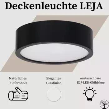 Потолочный светильник PIKA, черный