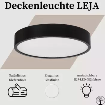 Потолочный светильник PIKA, черный