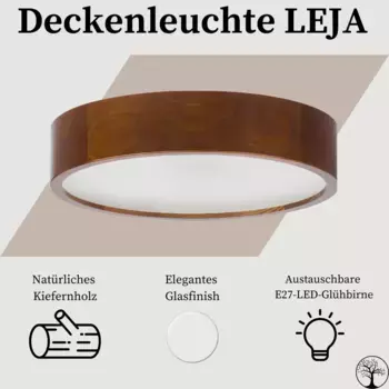 Потолочный светильник PIKA, коричневый