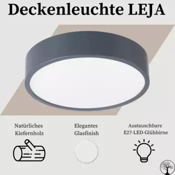 Потолочный светильник PIKA, серый