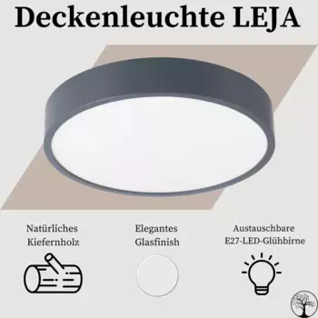 Потолочный светильник PIKA, серый