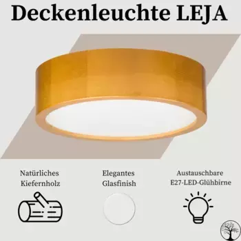 Потолочный светильник PIKA, светло-коричневый