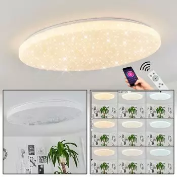 Потолочный светильник »Preinardo» с регулируемой яркостью белого цвета hofstein