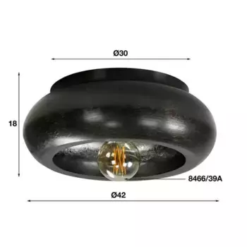 Потолочный светильник Present Time, черный