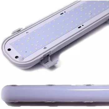 Потолочный светильник приведенный 120Км водоустойчивый с интегрированной непрозрачной крышкой 6500К 40В TrAdE Shop Traesio