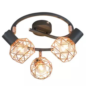 Потолочный светильник QAZQA, медный