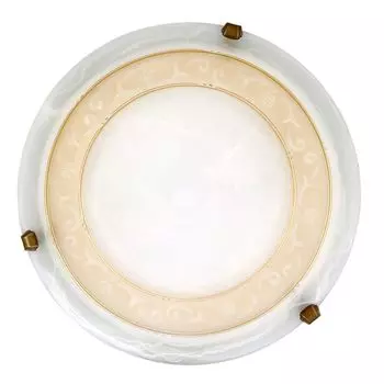 Потолочный светильник Rabalux Laretta, 2x E27, узорчатый алебастр, белый хром, золото