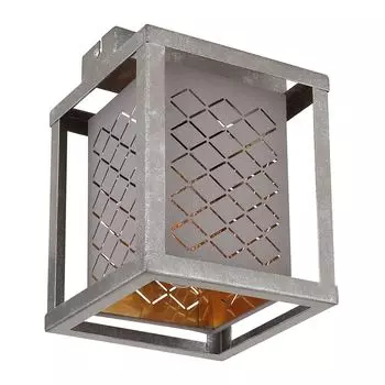 Потолочный светильник, реплика танцев, серебро, квадрат, H22,5см etc-shop